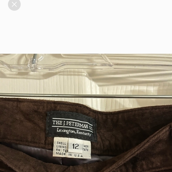 J Peterman Suede Riding Breeches 🐎 Trousers Pants Slacks 🐎 - Picture 3 of 10